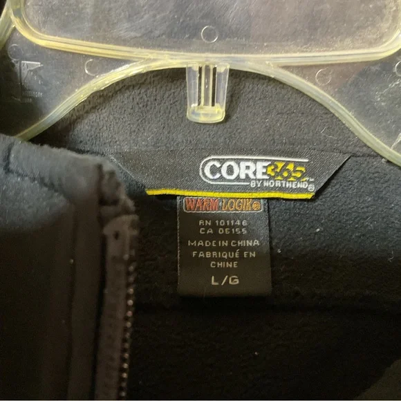 Core 365 by Worthend Warm Logic Black Ladies Jacket - Picture 4 of 5